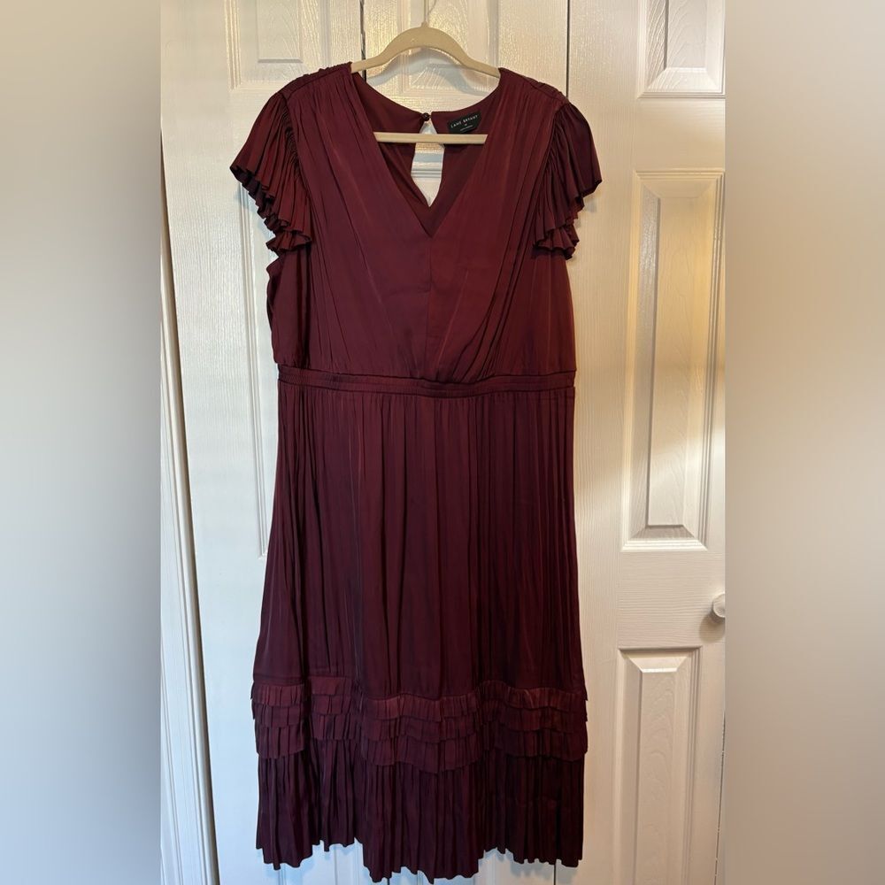 Lane Bryant Rich Burgundy Dress